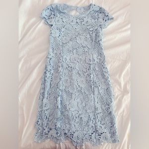 Lulu’s Eyelet Dress- Blue